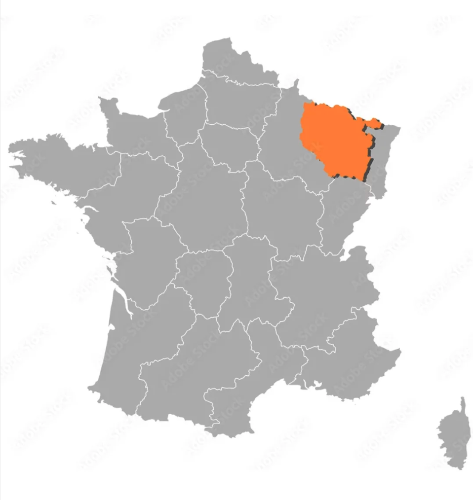 Carte zone intervention Go Artisans Lorraine