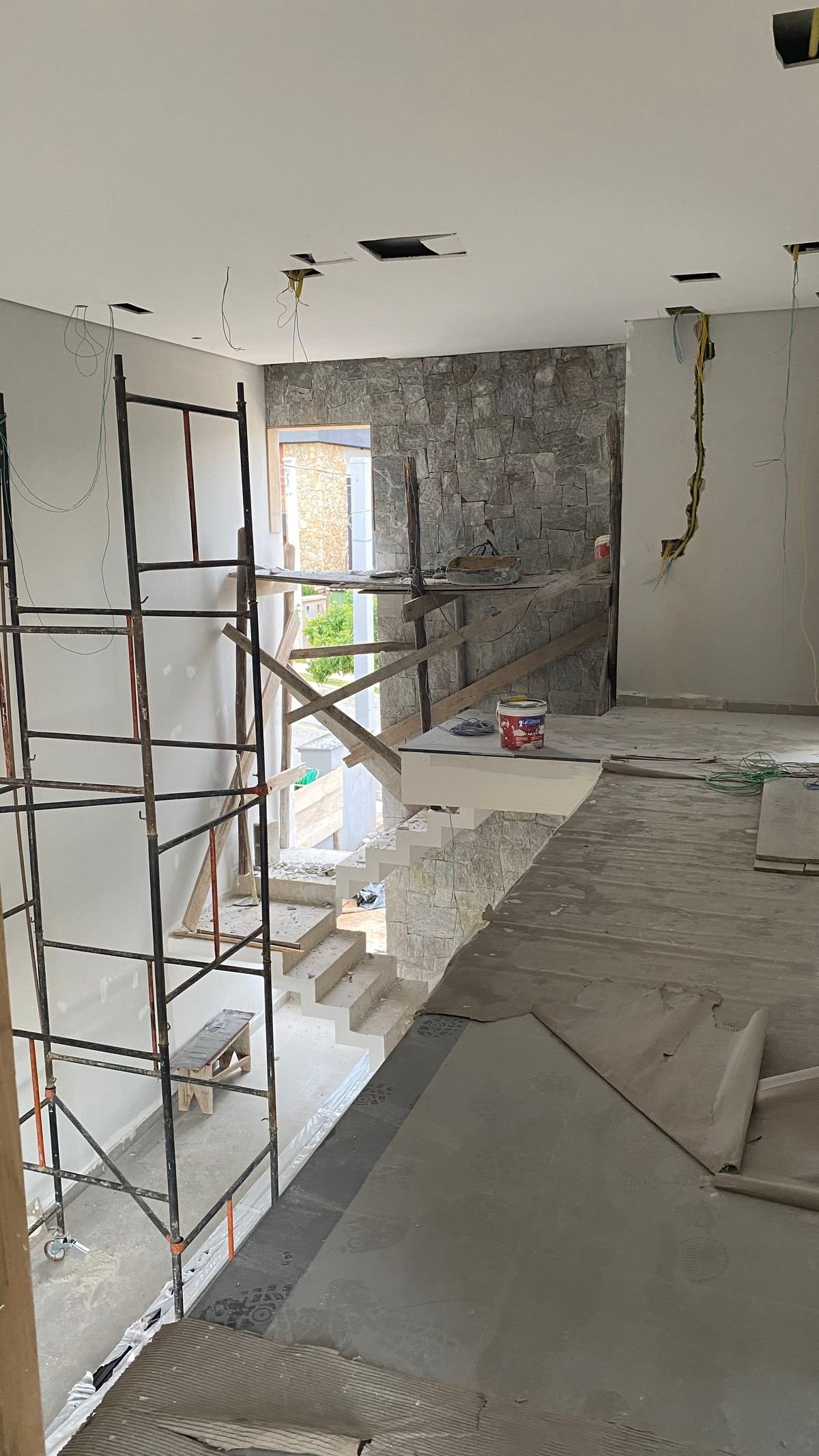 Chantier de rénovation intérieure